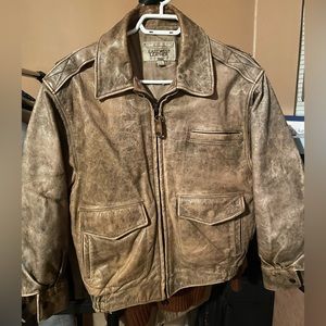 Vintage East/West Leather Jacket